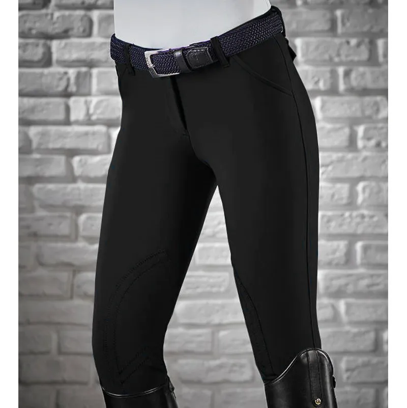 Equiline Boston Knee Patch Ladies Breeches - Black