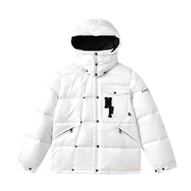 FRAGMENT X Moncler Genius 7 FRGMT hooded down jacket White 1.10