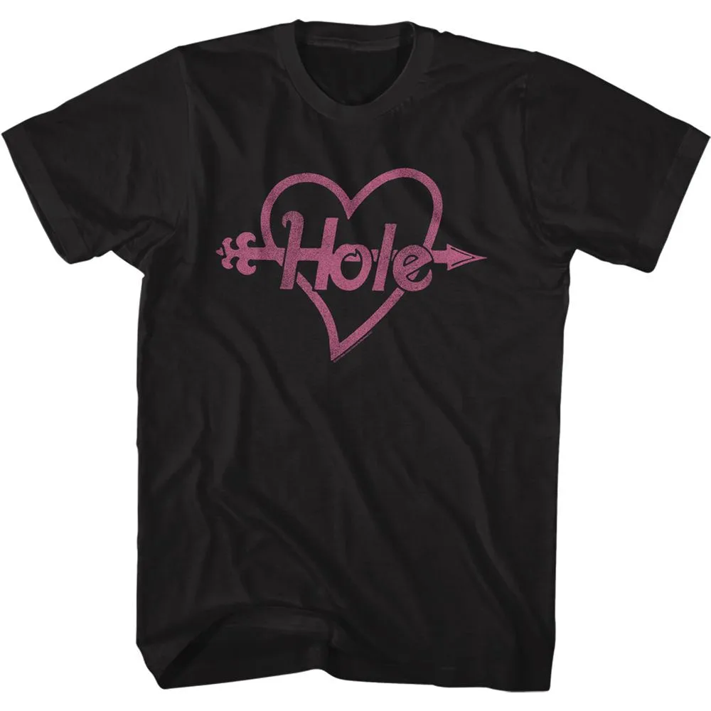 Hole Distressed Heart Shirt