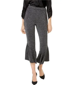 I-N-C Womens Ruffle-Leg Casual Cropped Pants