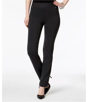 I-N-C Womens Zipper Pockets Casual Trouser Pants