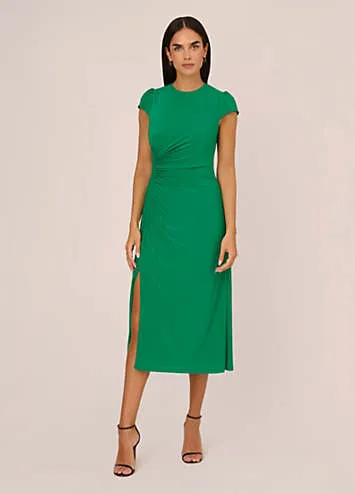 Jersey Midi Dress by Adrianna Papell | Look Again