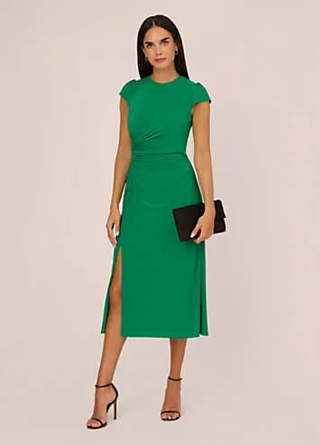 Jersey Midi Dress by Adrianna Papell | Look Again