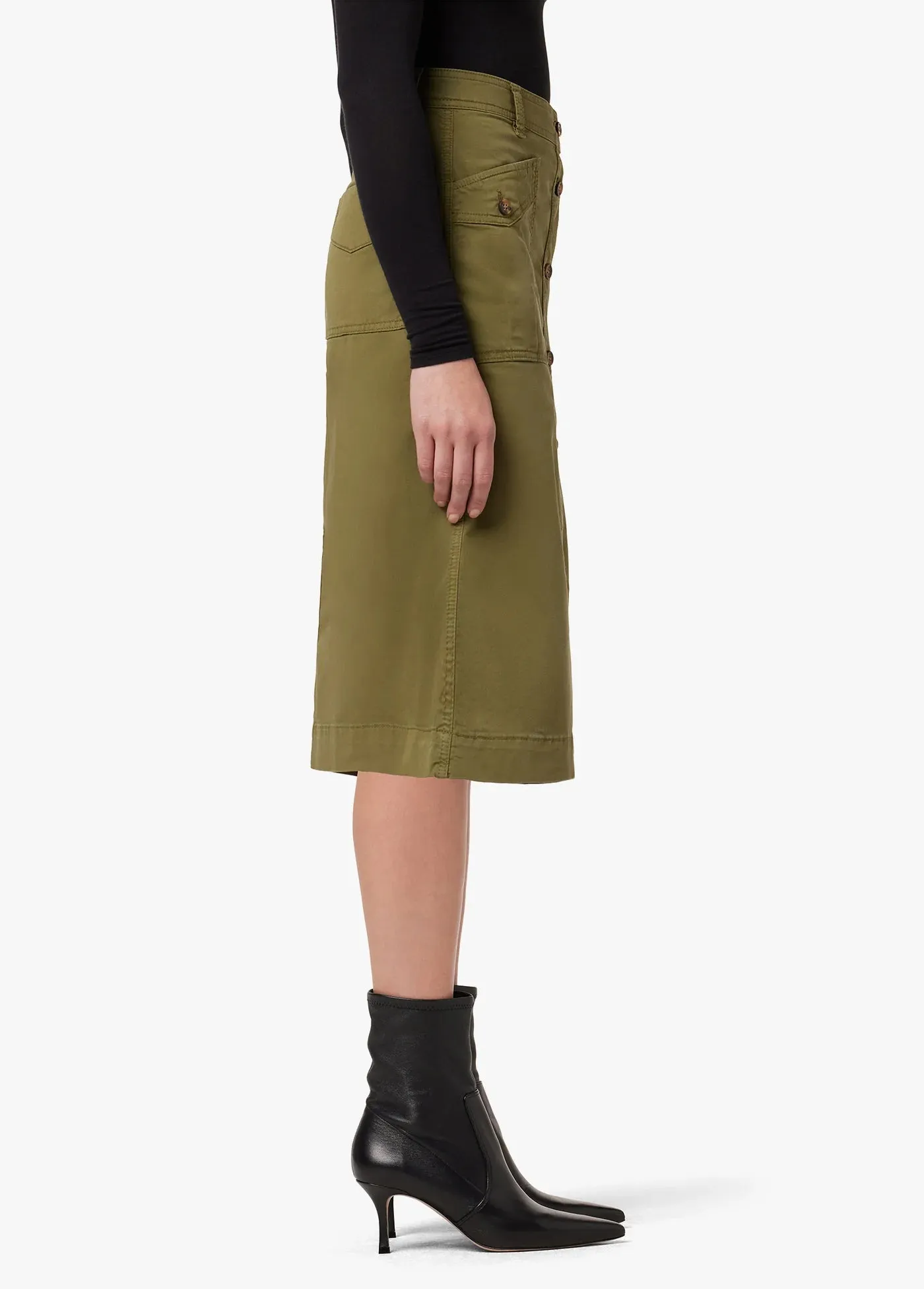 Joe's Jeans Premium Cargo Midi Skirt