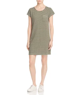 Joie Womens Striped Tee Shirt Dress