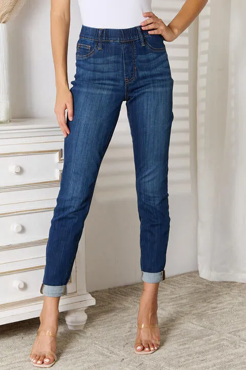 Judy Blue Skinny Cropped Jeans