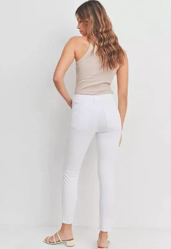 Just Black - Modern Classic Skinny Jean Optic White