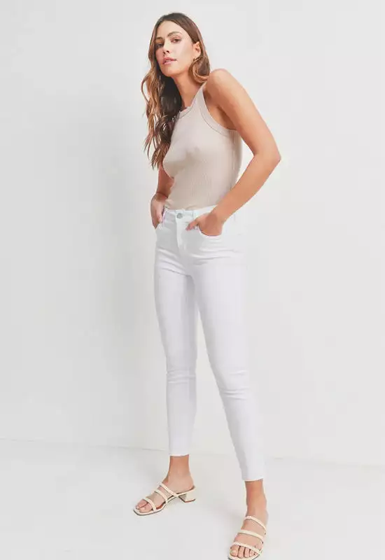 Just Black - Modern Classic Skinny Jean Optic White