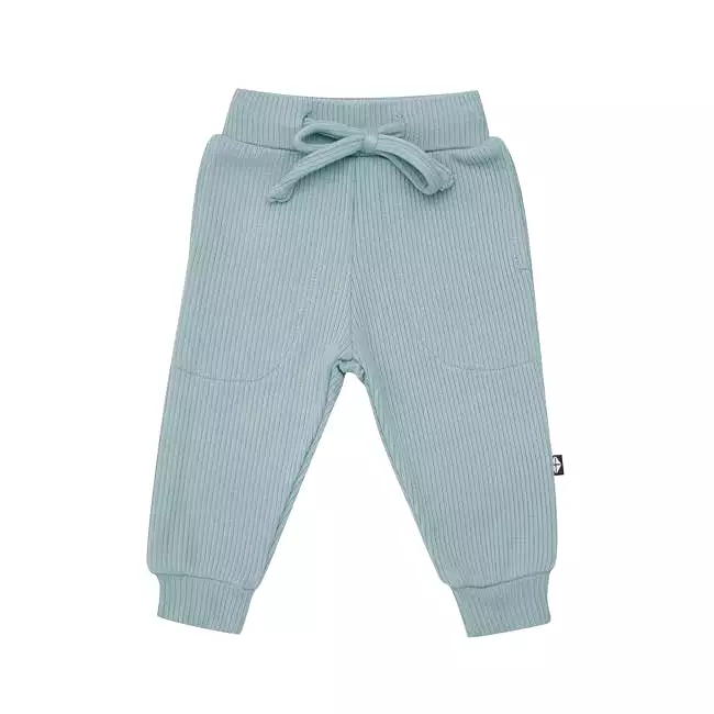 Kyte Baby Ribbed Jogger Pant in Glacier