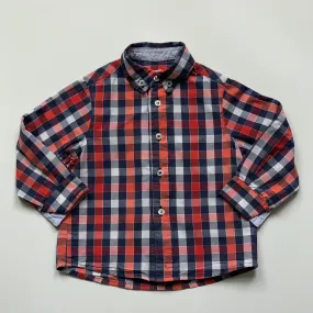 La Coqueta Check Cotton Shirt: 2 Years