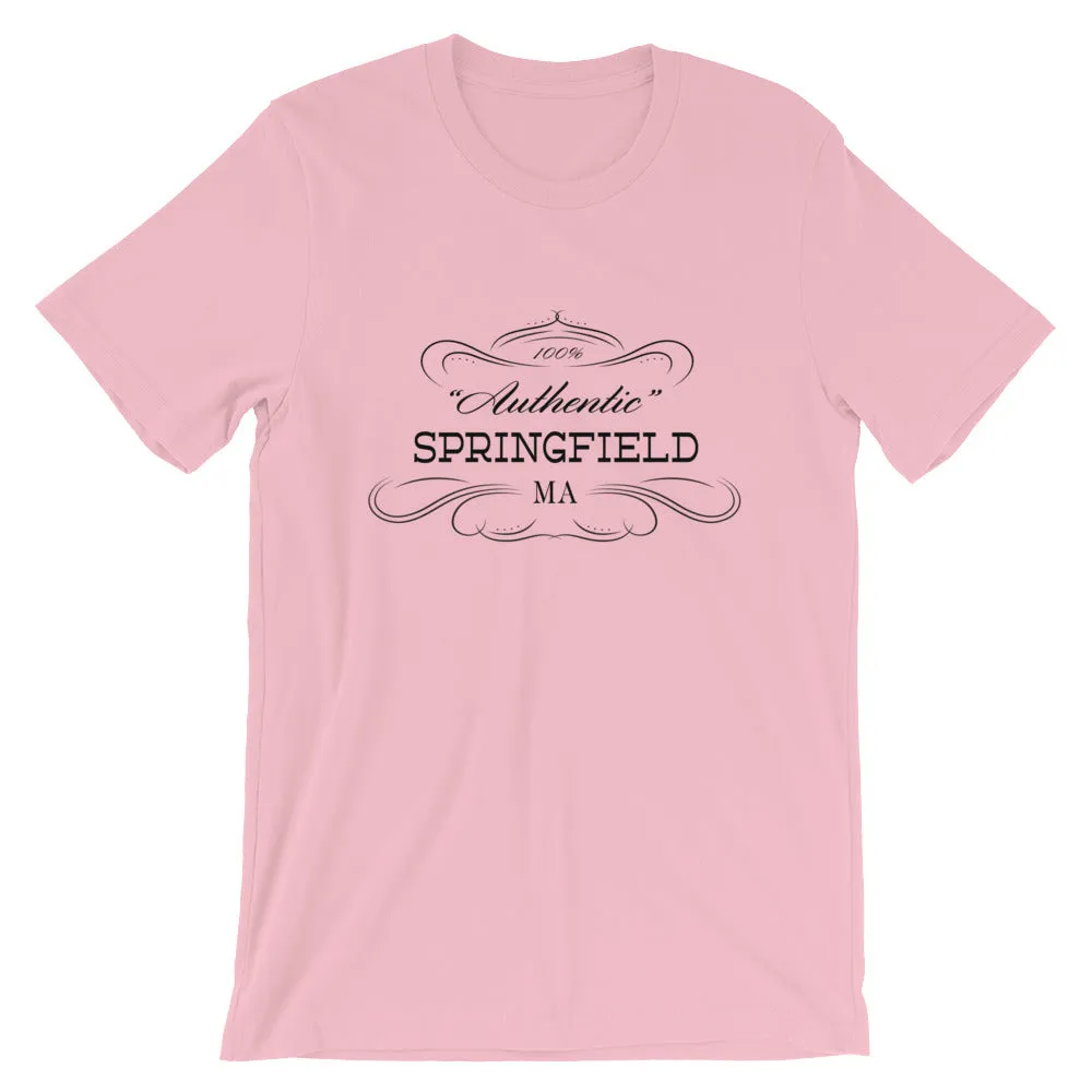 Massachusetts - Springfield MA - Short-Sleeve Unisex T-Shirt - Authentic