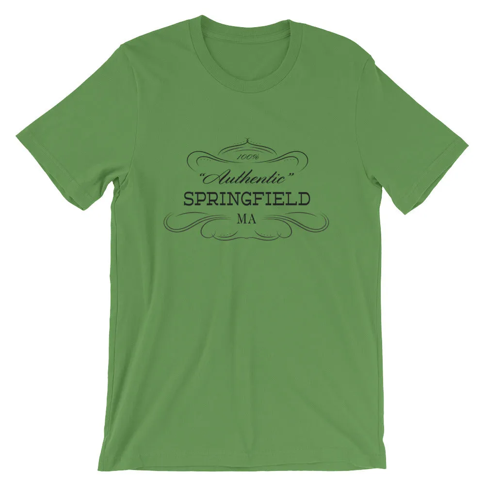 Massachusetts - Springfield MA - Short-Sleeve Unisex T-Shirt - Authentic