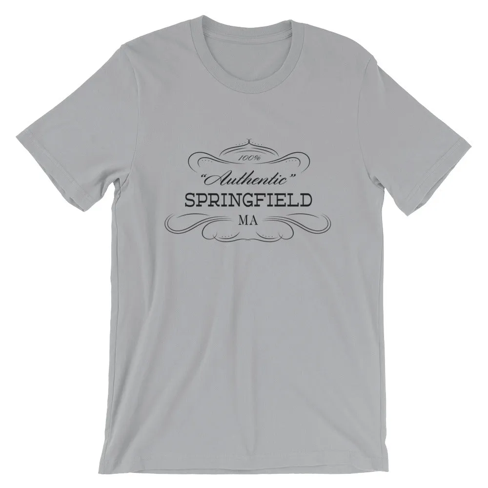 Massachusetts - Springfield MA - Short-Sleeve Unisex T-Shirt - Authentic