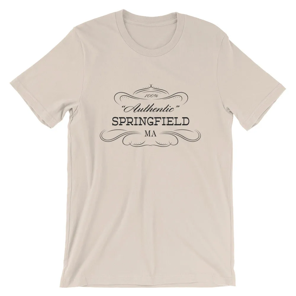 Massachusetts - Springfield MA - Short-Sleeve Unisex T-Shirt - Authentic