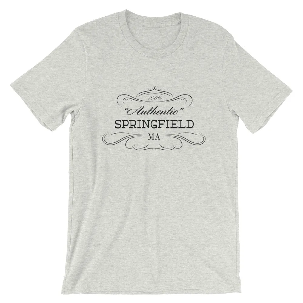 Massachusetts - Springfield MA - Short-Sleeve Unisex T-Shirt - Authentic