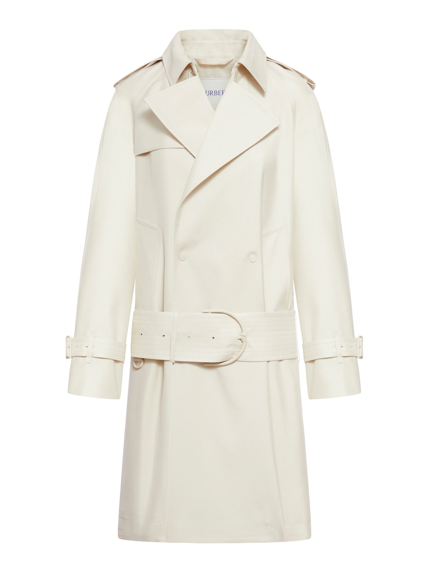 Medium trench coat in silk blend