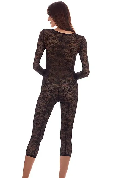 MeMoi LoveMoi Estelle Long Sleeve Lace Catsuit