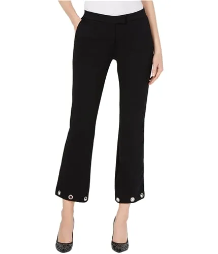 Michael Kors Womens Grommet Detail Casual Cropped Pants