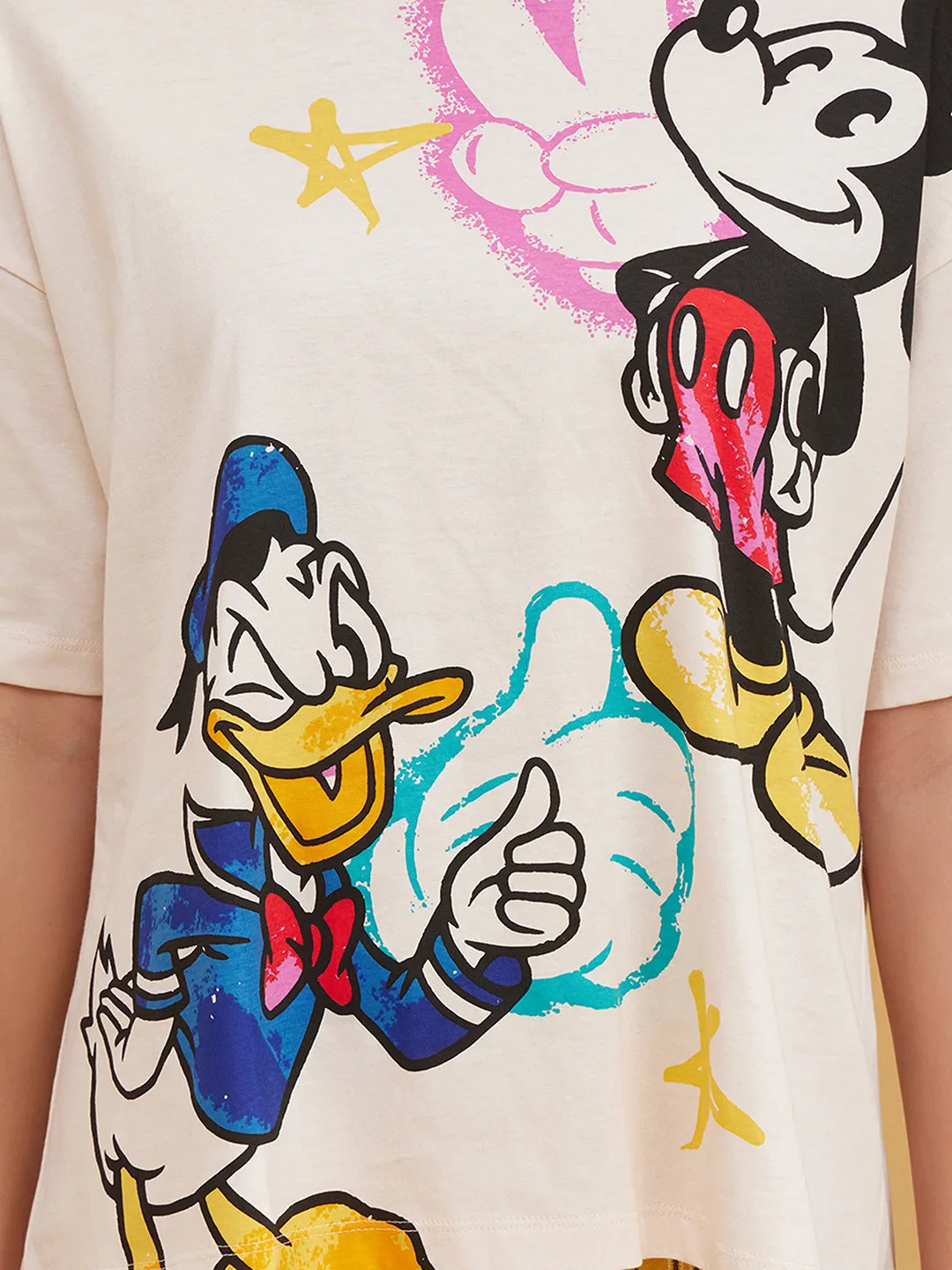 Mickey & Donald  Disney Printed T-Shirt