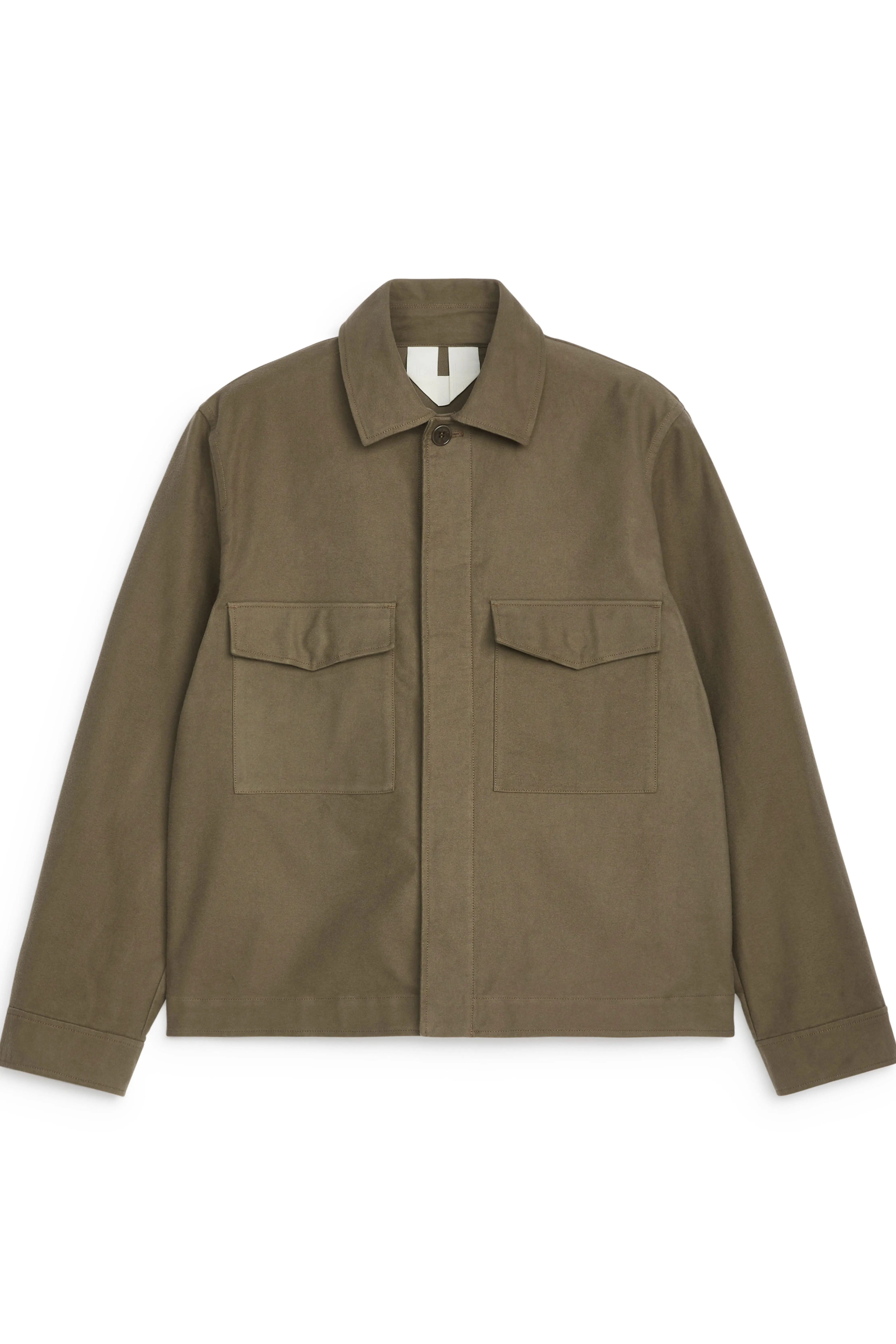 Moleskin Jacket - Long sleeve - Short - Dark Mole - Men | H&M GB