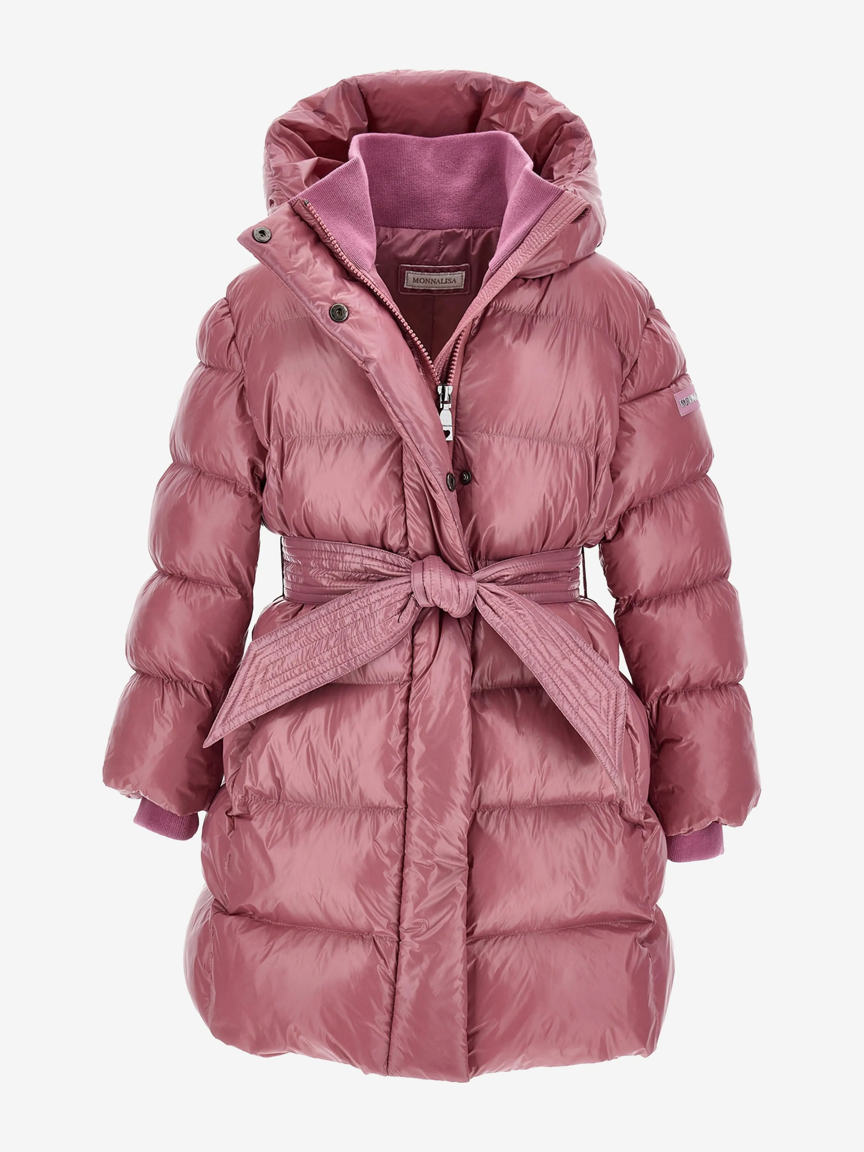 Monnalisa Girls Down Padded Coat in Pink