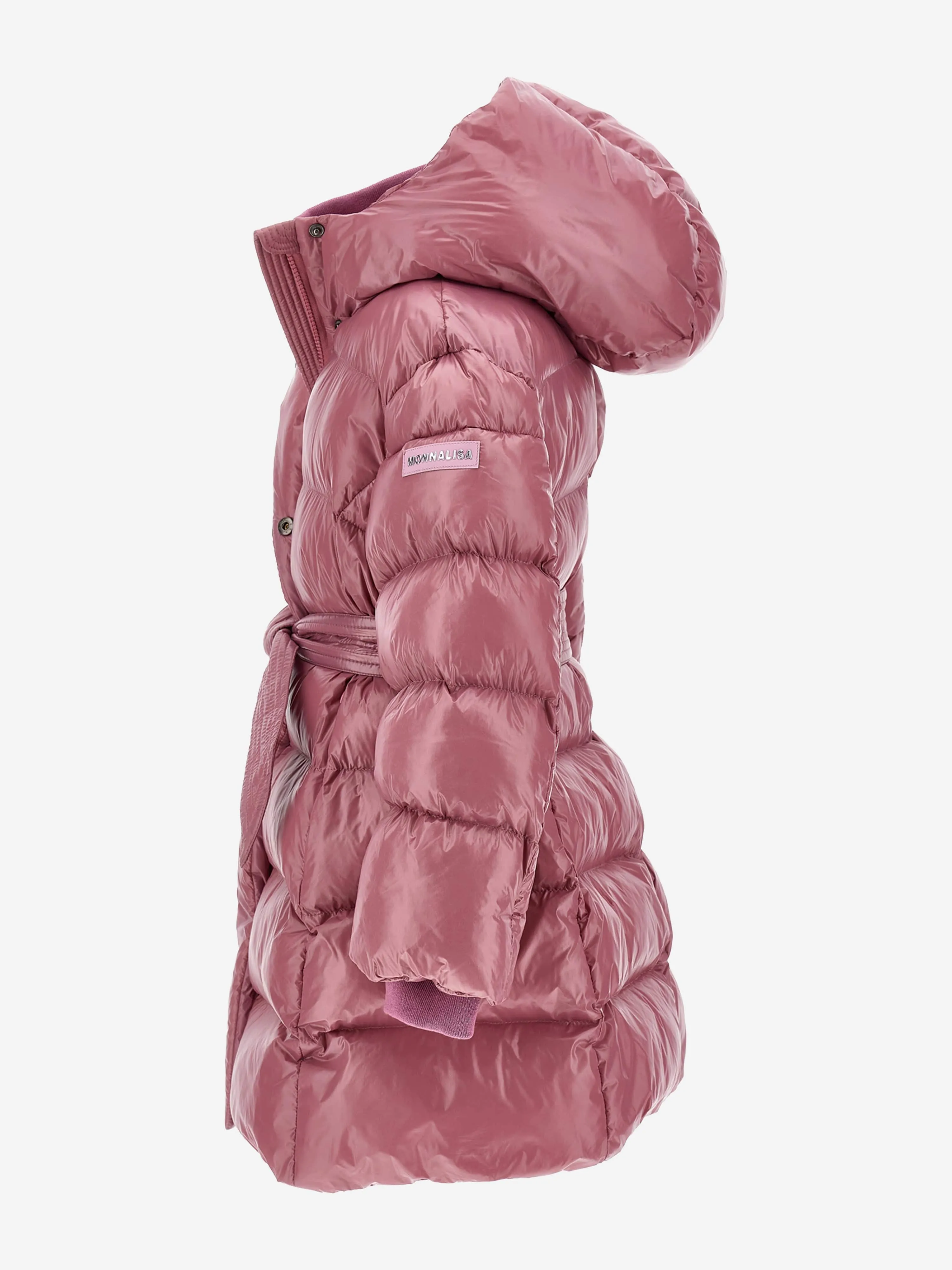 Monnalisa Girls Down Padded Coat in Pink