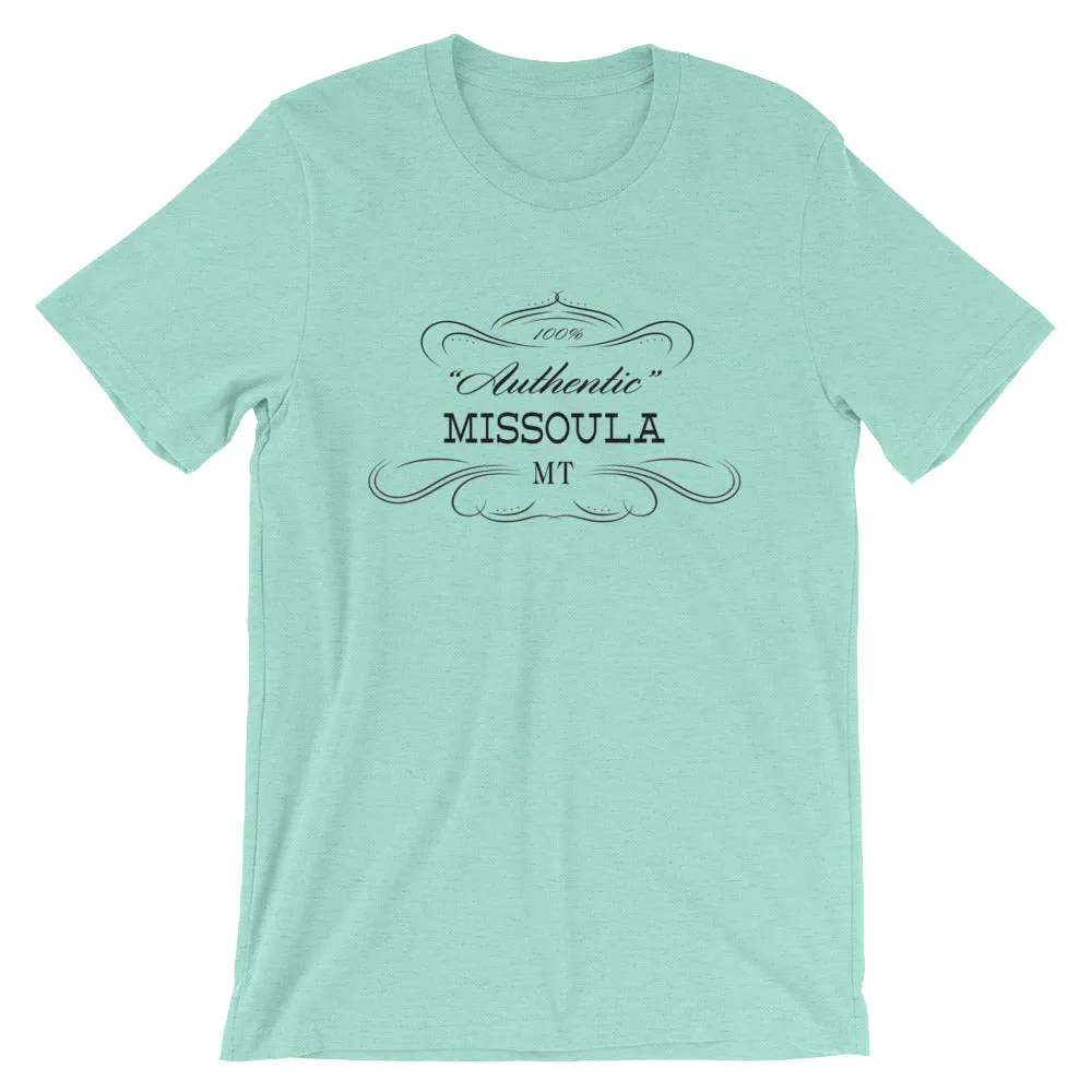 Montana - Missoula MT - Short-Sleeve Unisex T-Shirt - Authentic