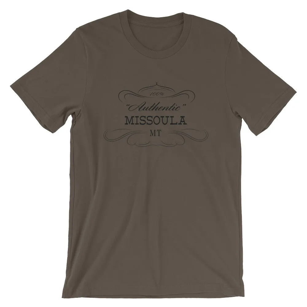 Montana - Missoula MT - Short-Sleeve Unisex T-Shirt - Authentic