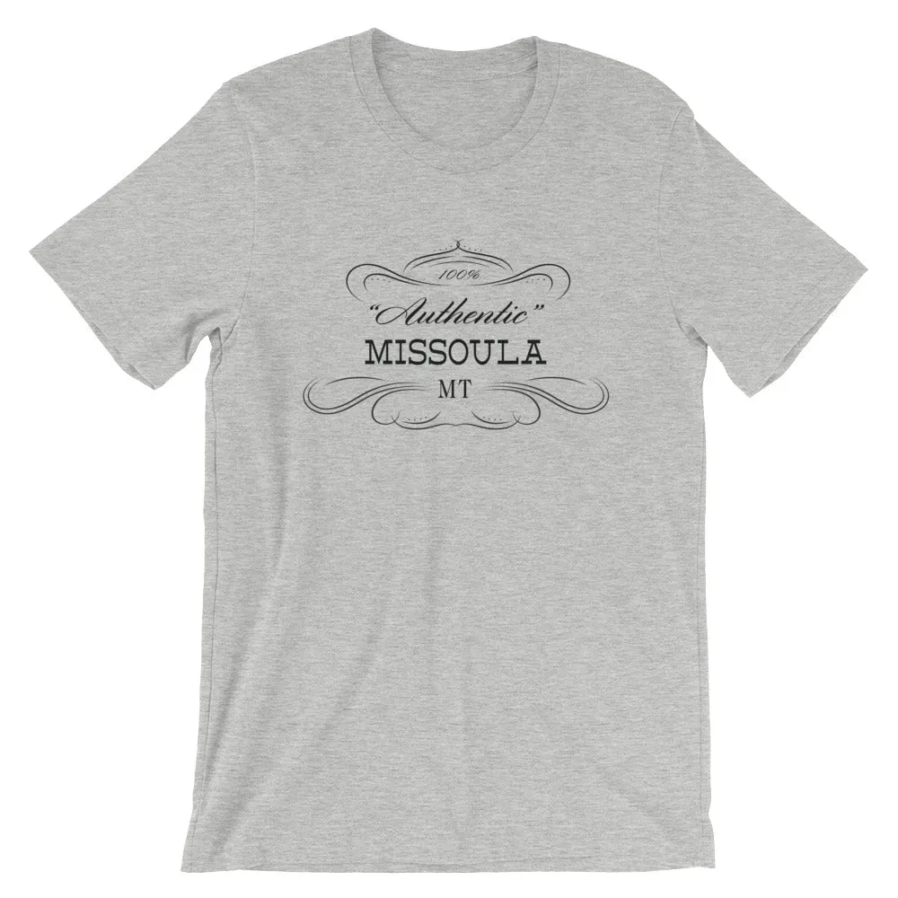 Montana - Missoula MT - Short-Sleeve Unisex T-Shirt - Authentic