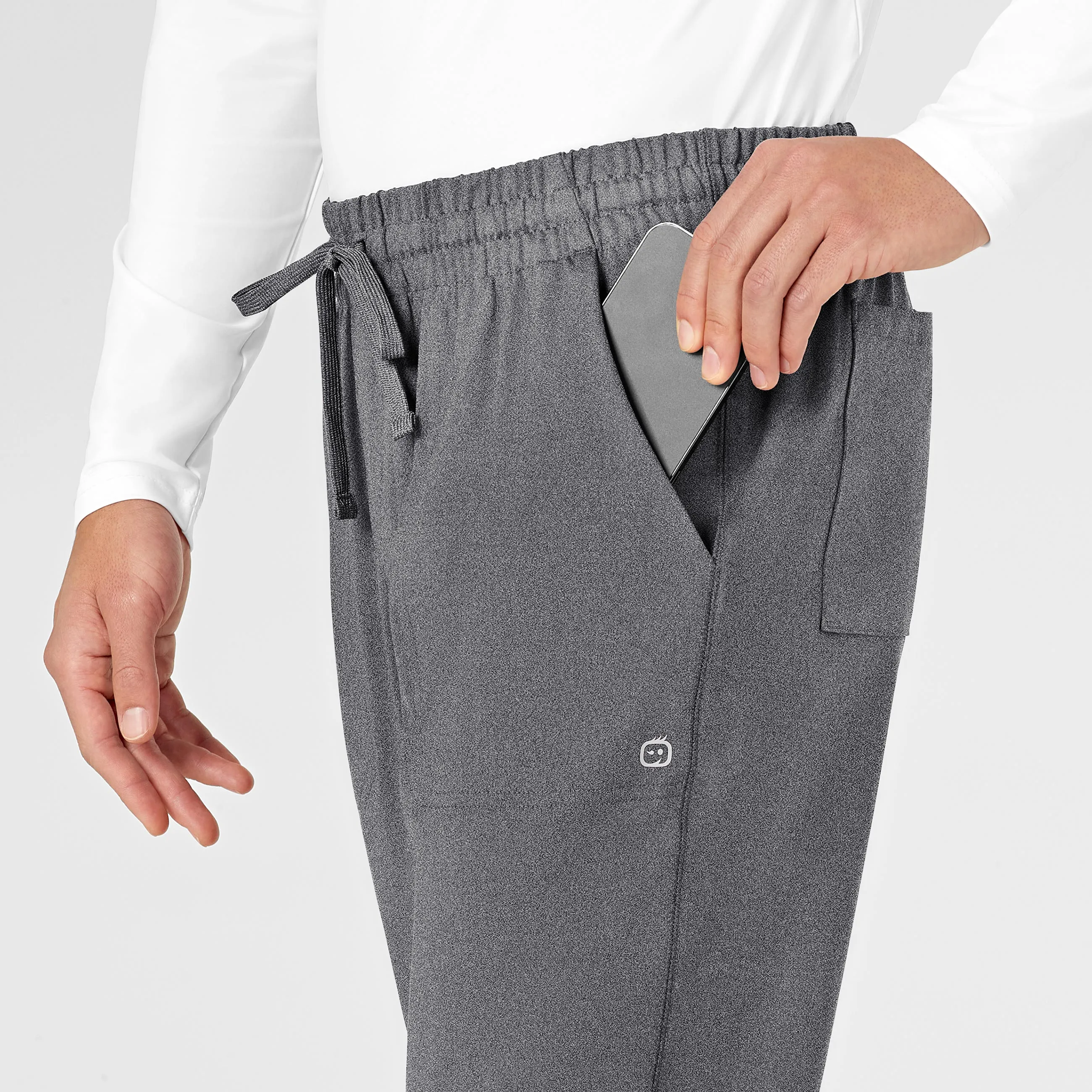 Moto Men's Knit Jogger Pant - Pewter Heather