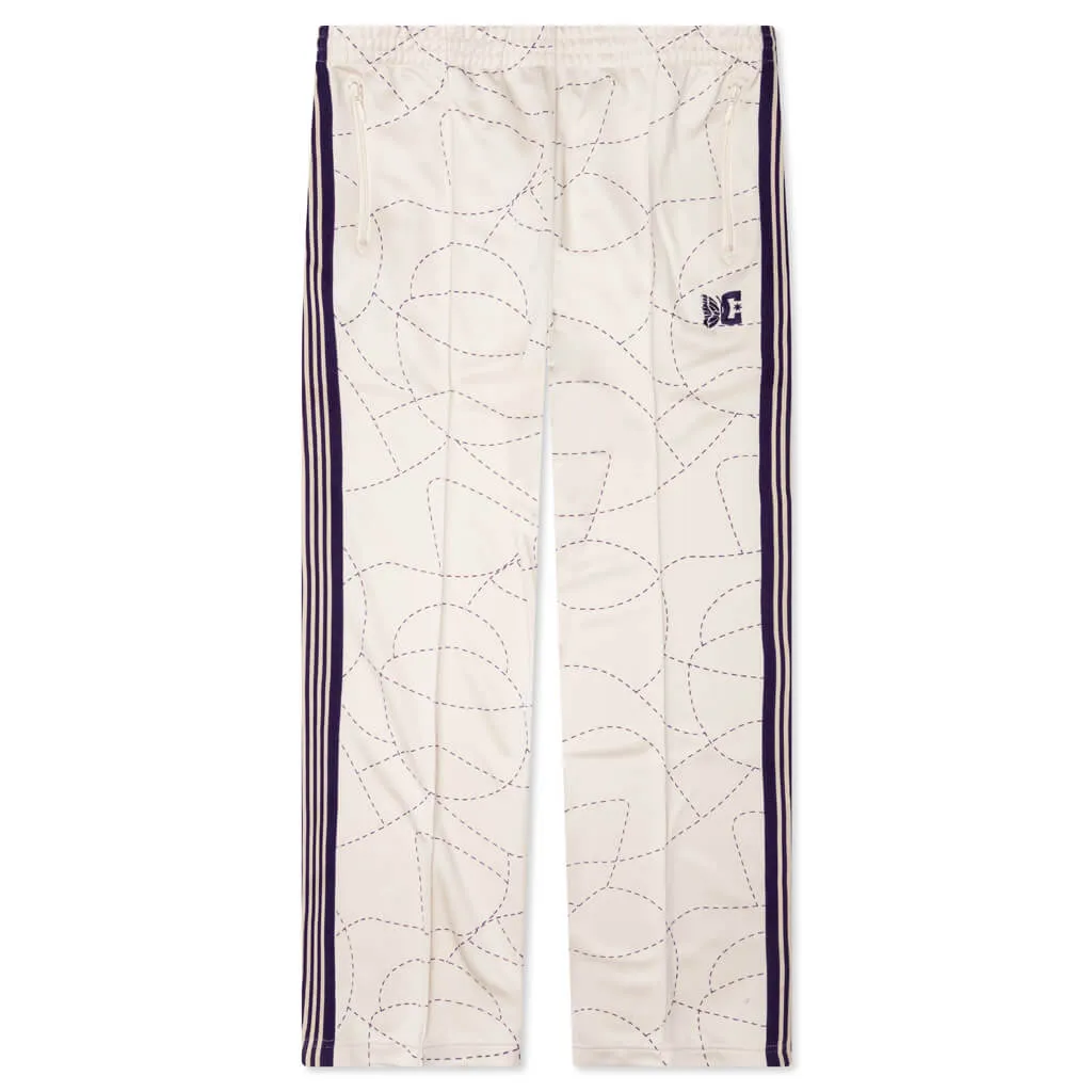 Needles x DC Shoes Track Pant Poly Smooth - Ivory