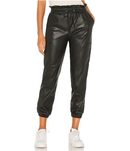 N:Philanthropy Womens Rou Vegan Leather Casual Jogger Pants