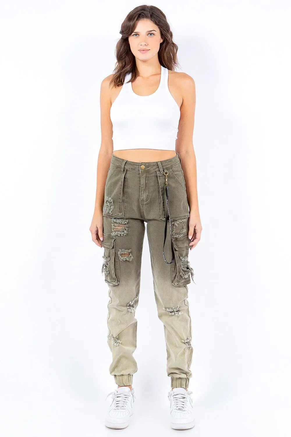 Ombre Cargo Jogger Pant