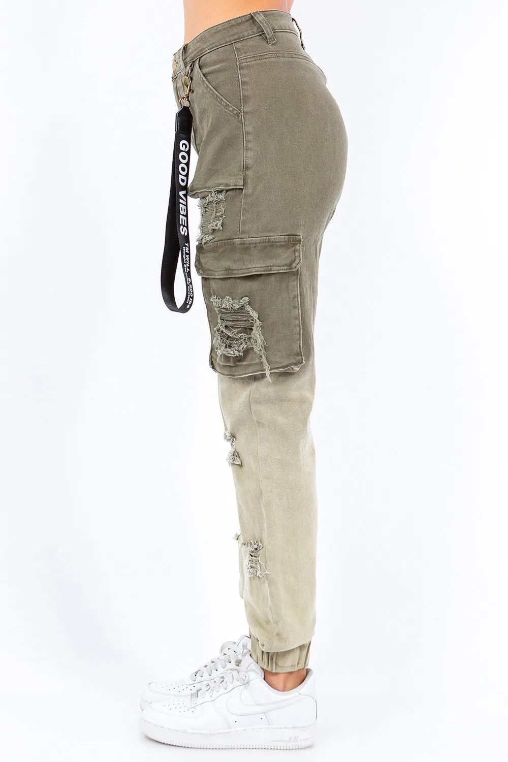 Ombre Cargo Jogger Pant