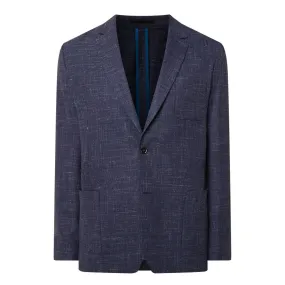 PAUL SMITH Single-Breasted Textured Jacket - Navy