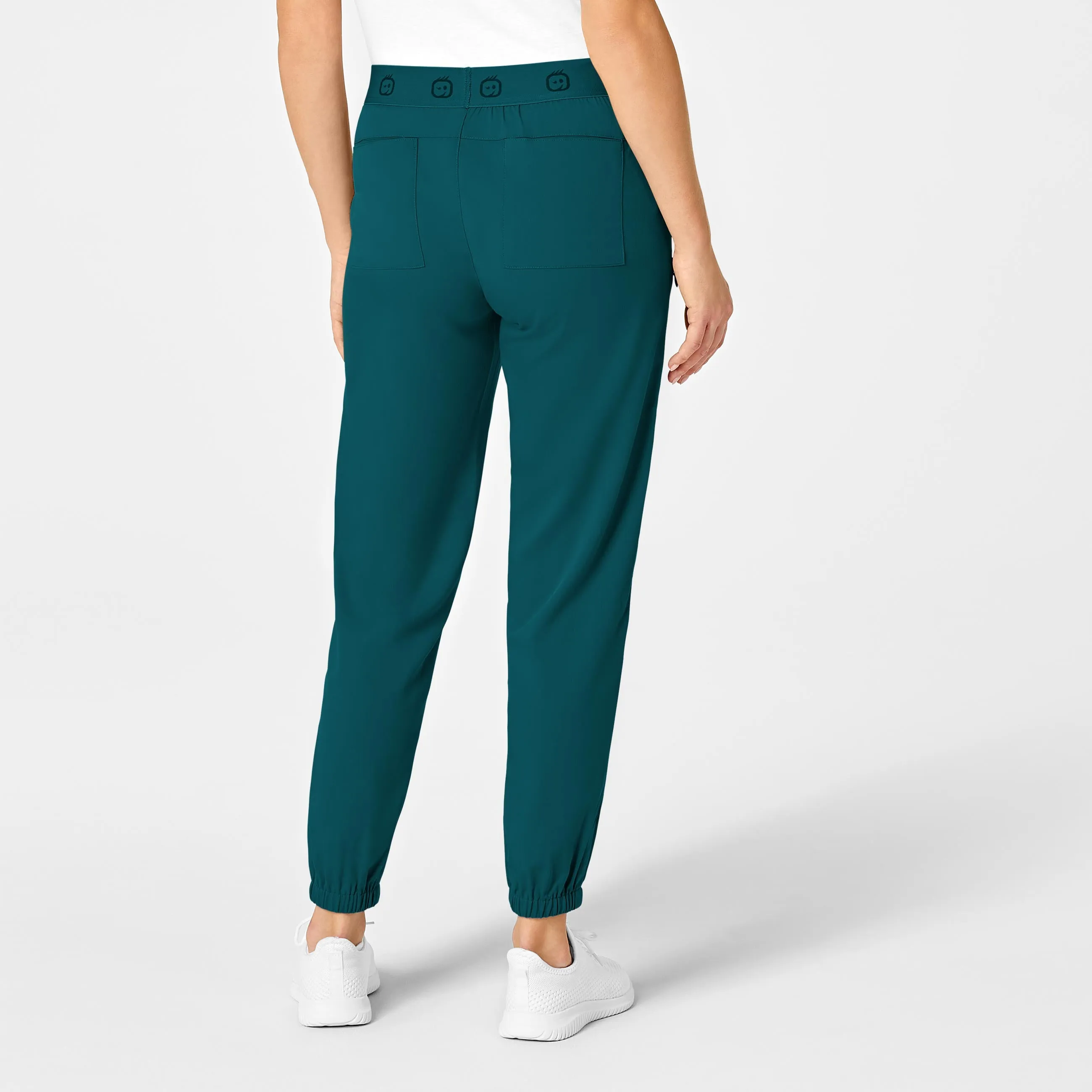 PRO Women's Slim Cargo Jogger Scrub Pant - Caribbean