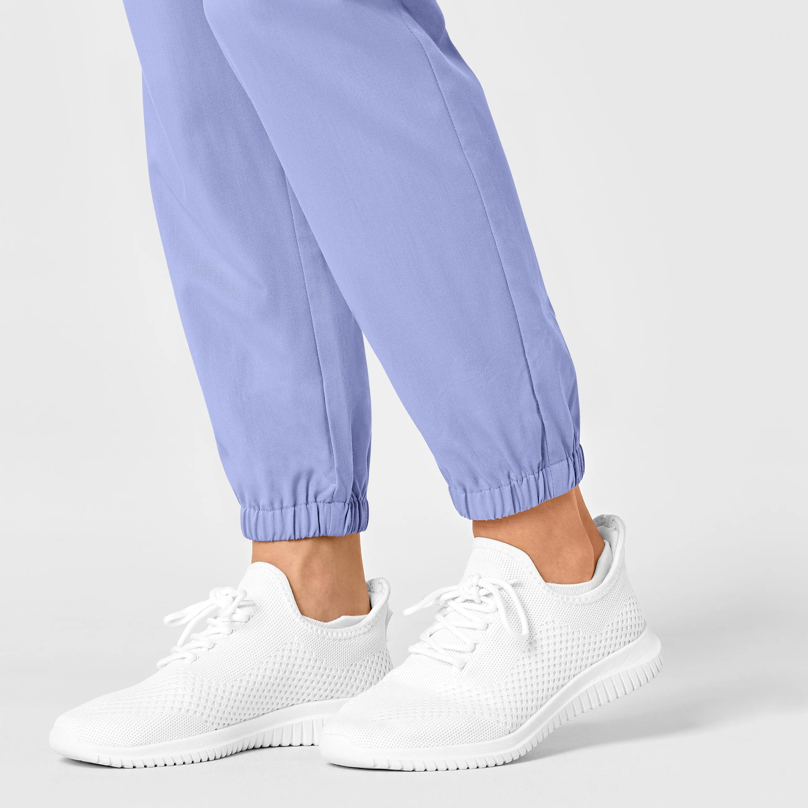 PRO Women's Slim Cargo Jogger Scrub Pant - Ceil Blue