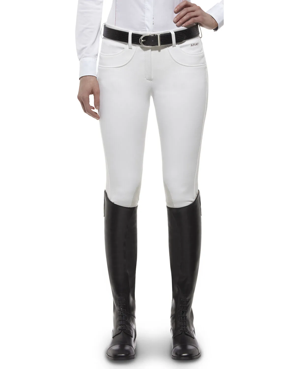 Product Name:  Ariat Women's Olympia Zip-Front Low Rise Knee Patch Breeches