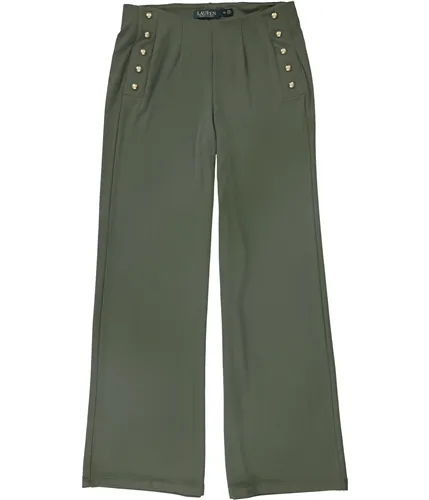 Ralph Lauren Womens Vattani Flare Casual Wide Leg Pants