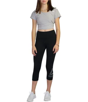 Reebok Womens Wanderlust Capri Compression Athletic Pants