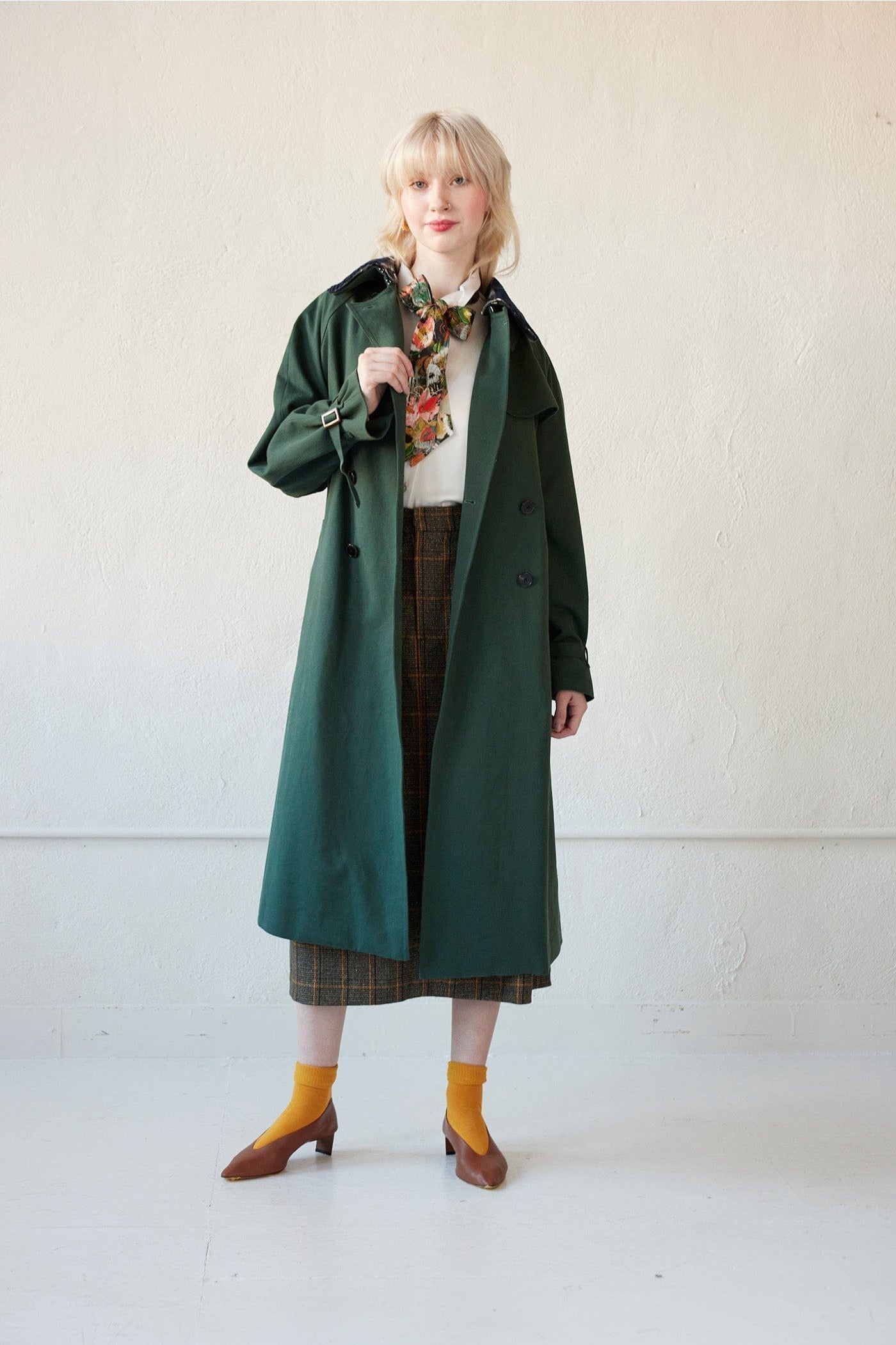 Regine Trench Coat in Cotton Twill