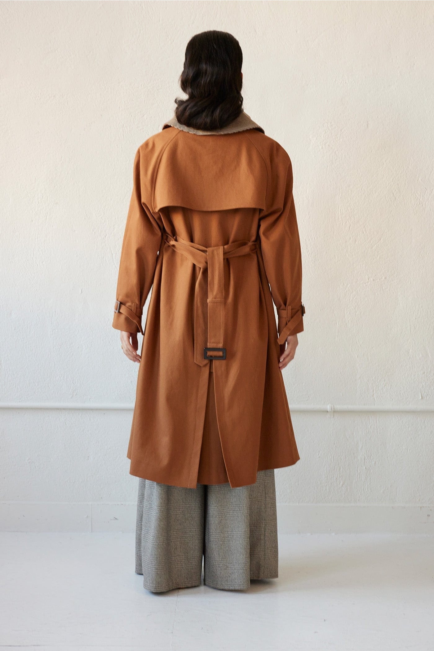 Regine Trench Coat in Cotton Twill