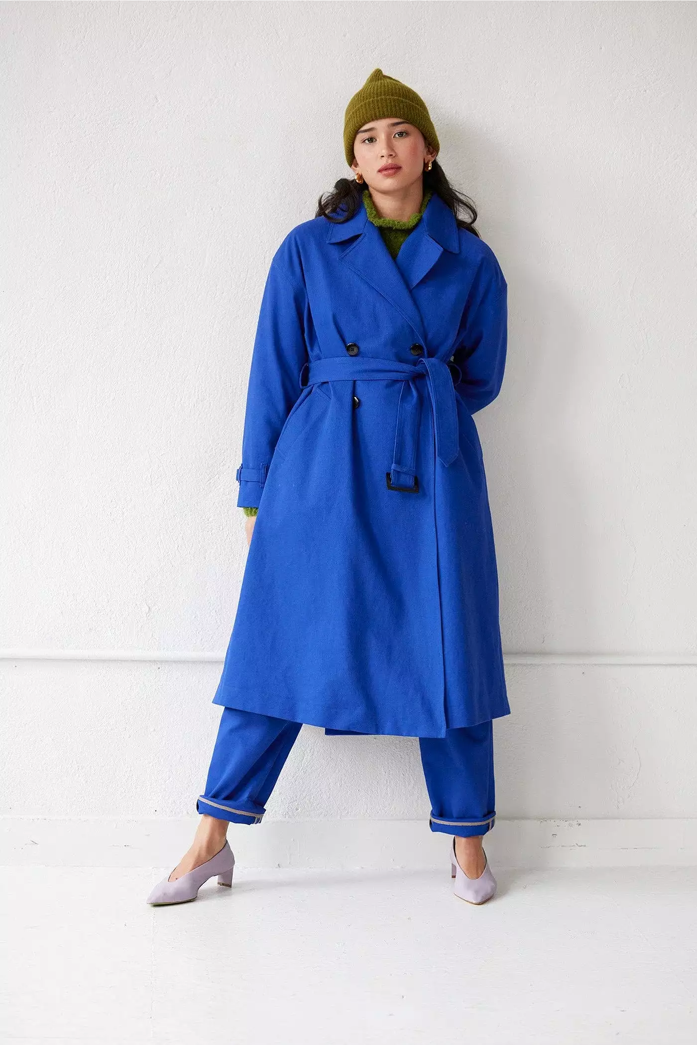 Regine Trench Coat in Cotton Twill