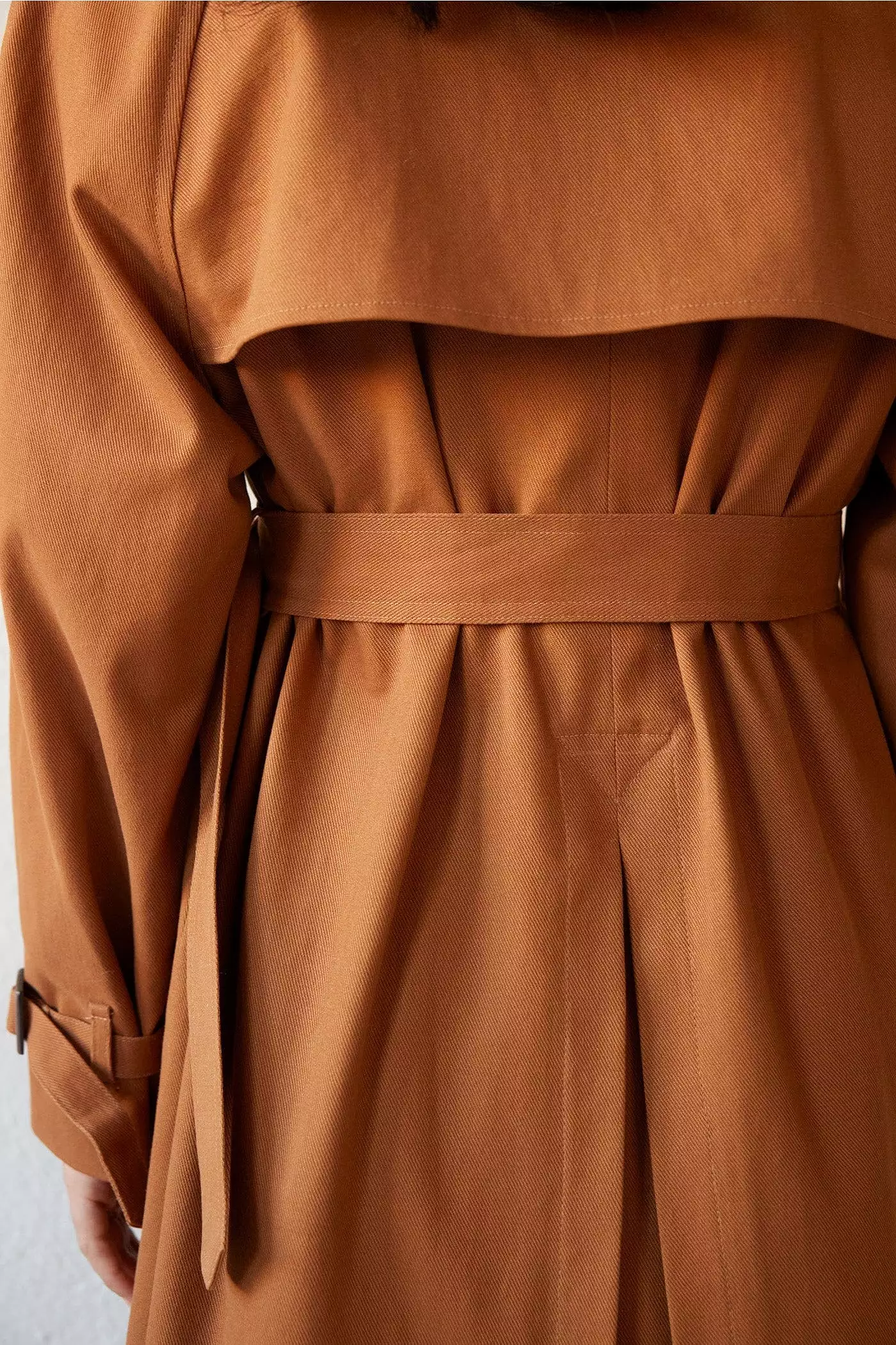 Regine Trench Coat in Cotton Twill