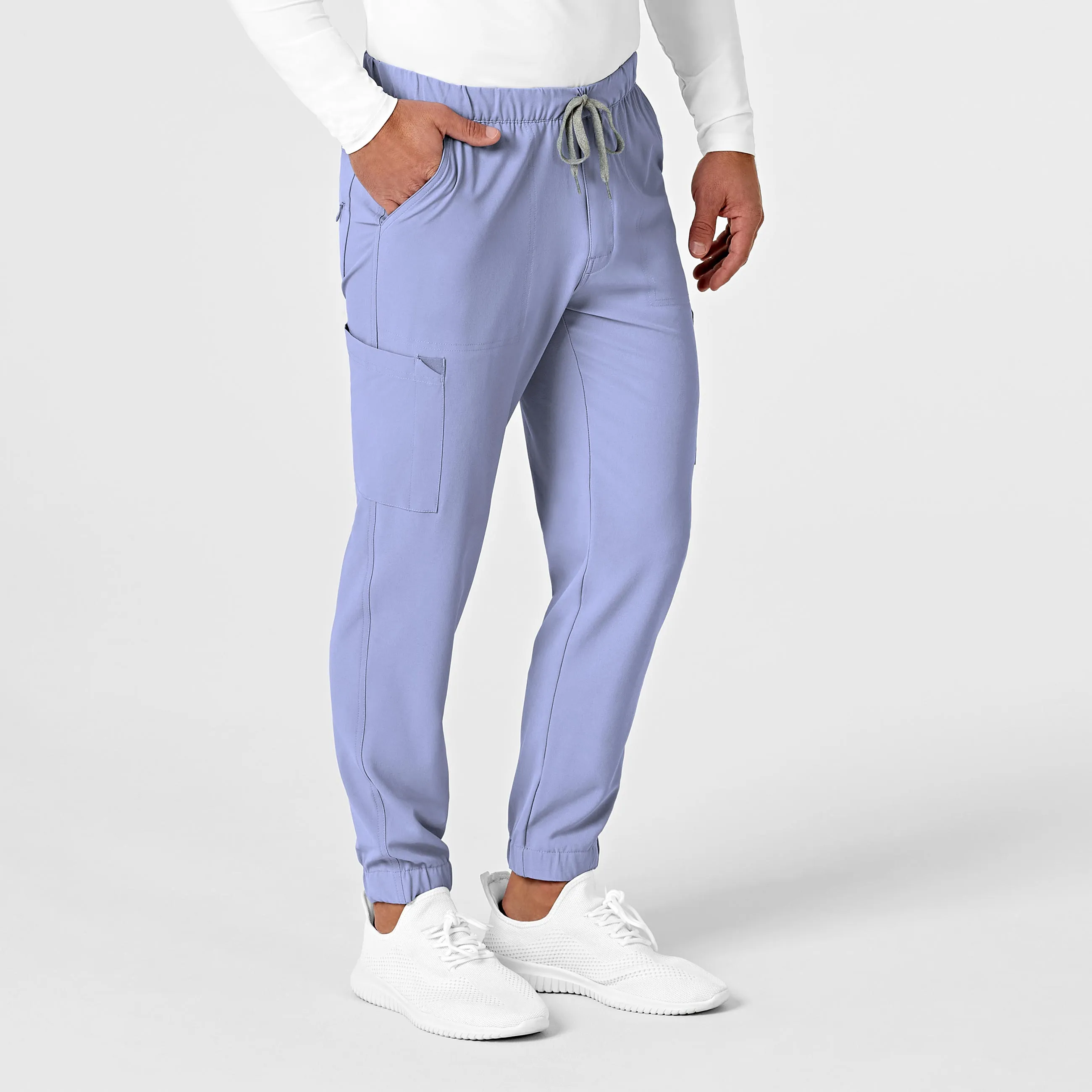 RENEW Men's Jogger Scrub Pant - Ceil Blue