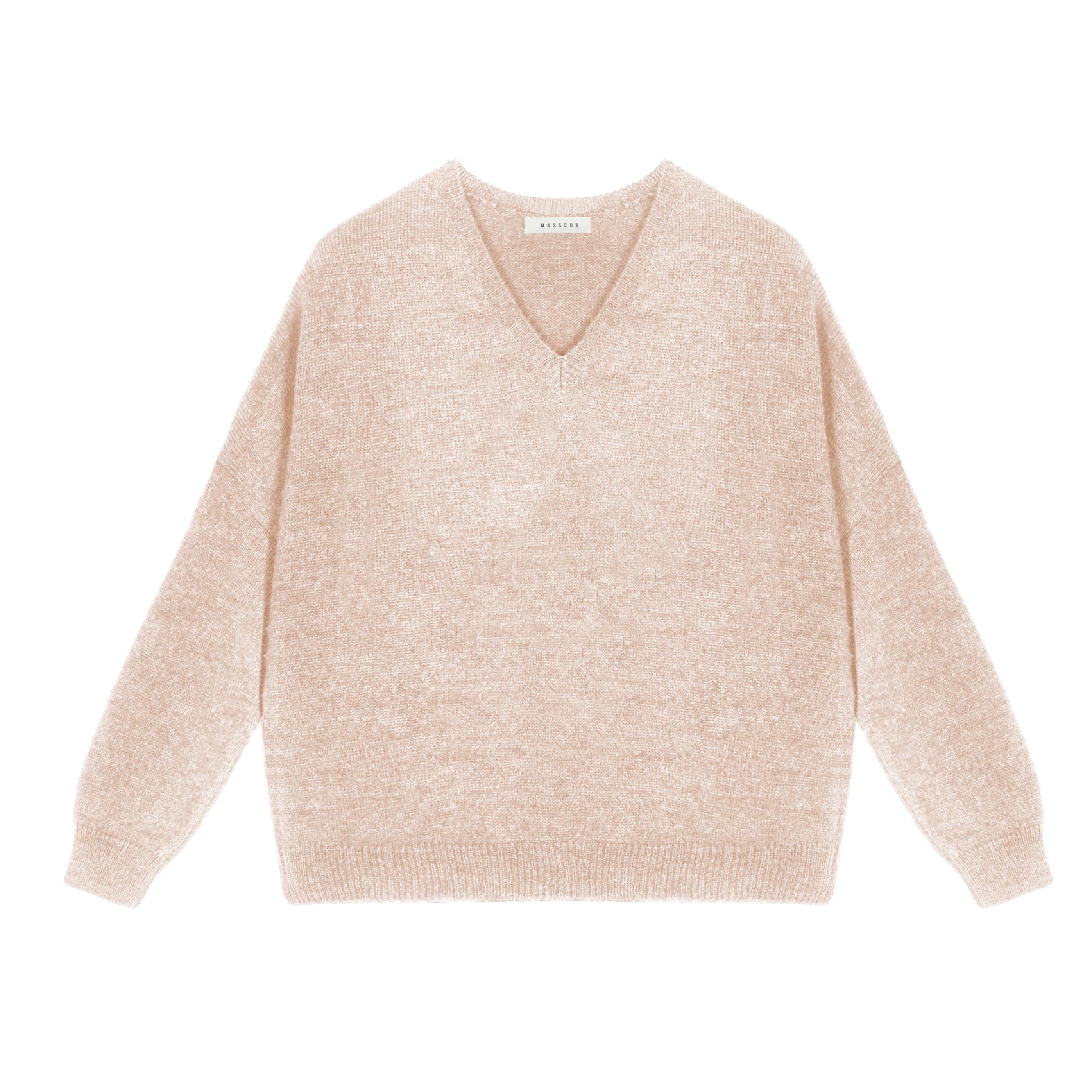 Rose V-Neck Knit Troncoso