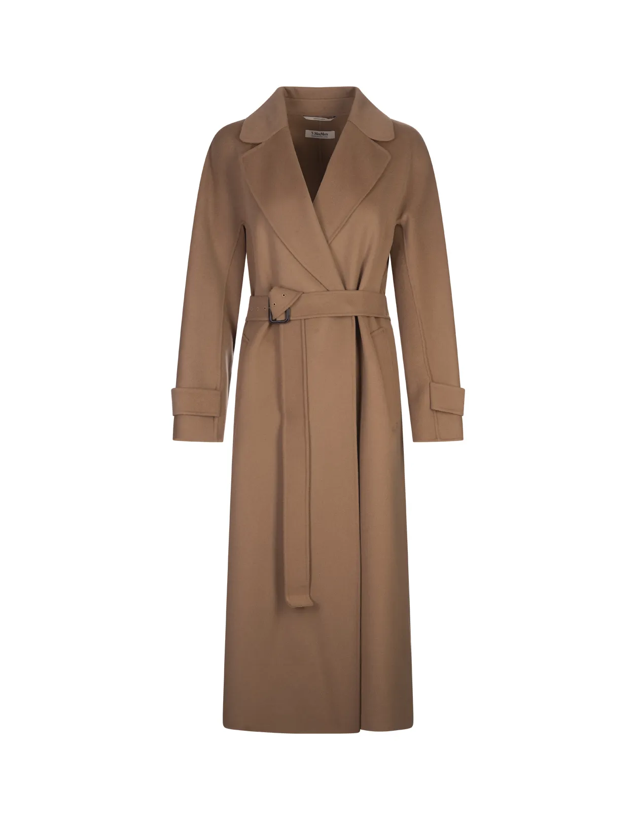 S MAX MARA Camel Ebano Long Coat