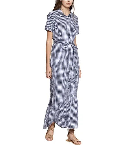 Sanctuary Clothing Womens Gingham Shirt Dress