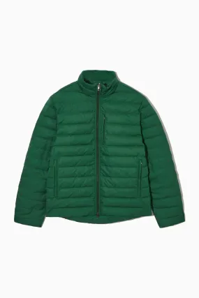 SHORT PADDED JACKET - Long sleeve - Regular length - DARK GREEN - Men | H&M GB