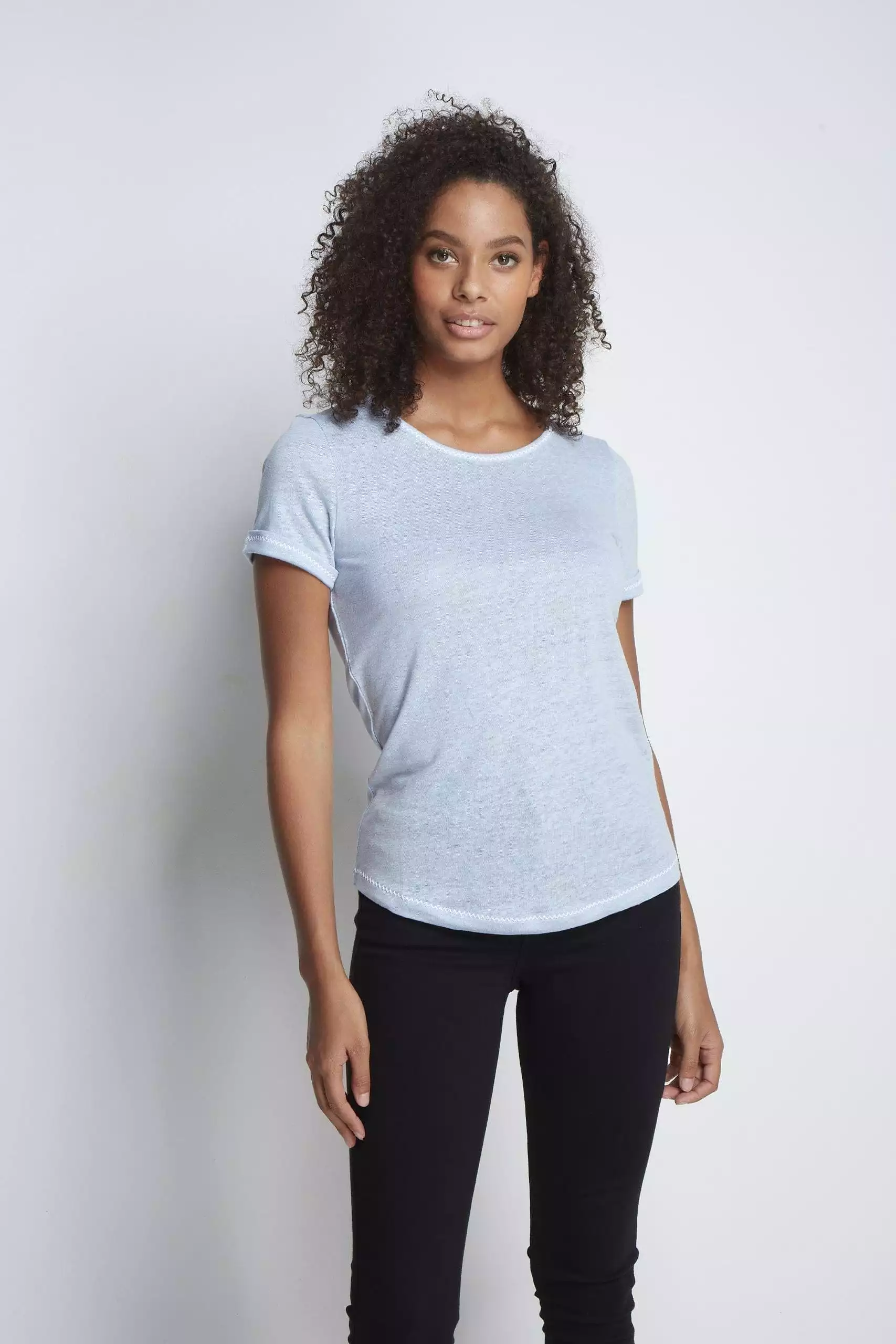 Tailored Linen T-shirt | Multiple Colours